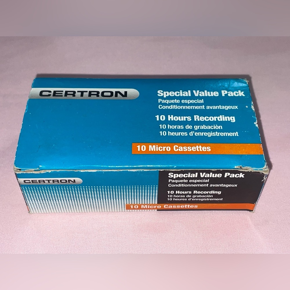 New Certron 10 Micro Cassettes